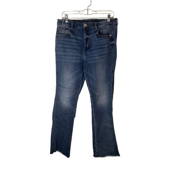 J. Jill Denim High Rise Bootcut Jeans Medium Wash Denim Jeans High Rise Size 14 - Picture 1 of 8